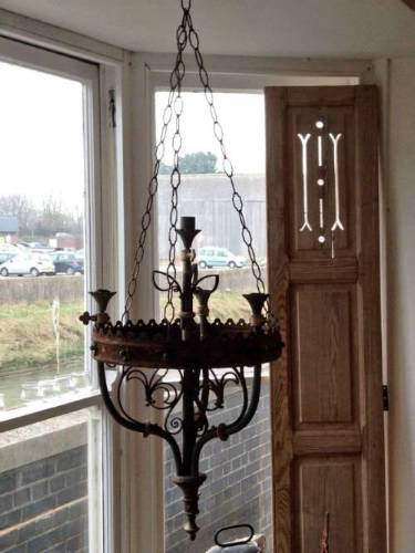 Copper & Iron Candelabra